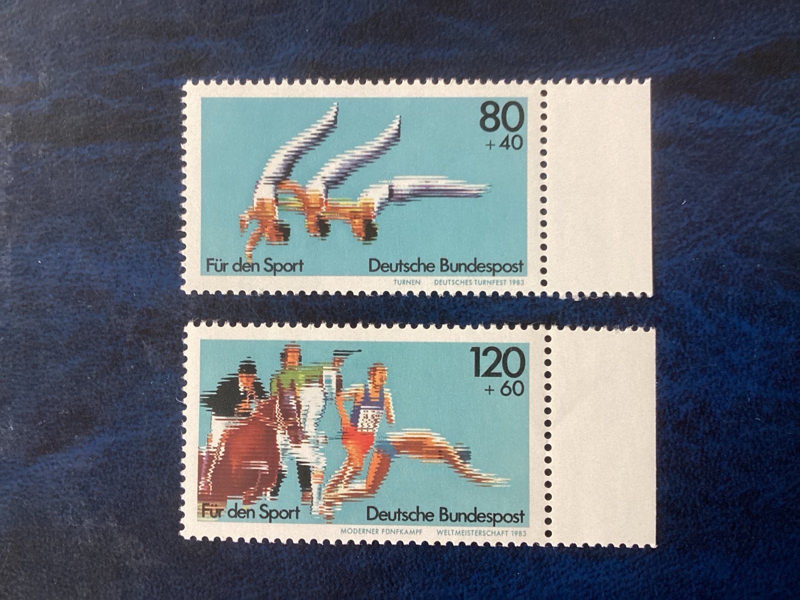 Duitse Bundespost postzegels 'Für den Sport' postfris, Ophalen of Verzenden, BRD, Postfris
