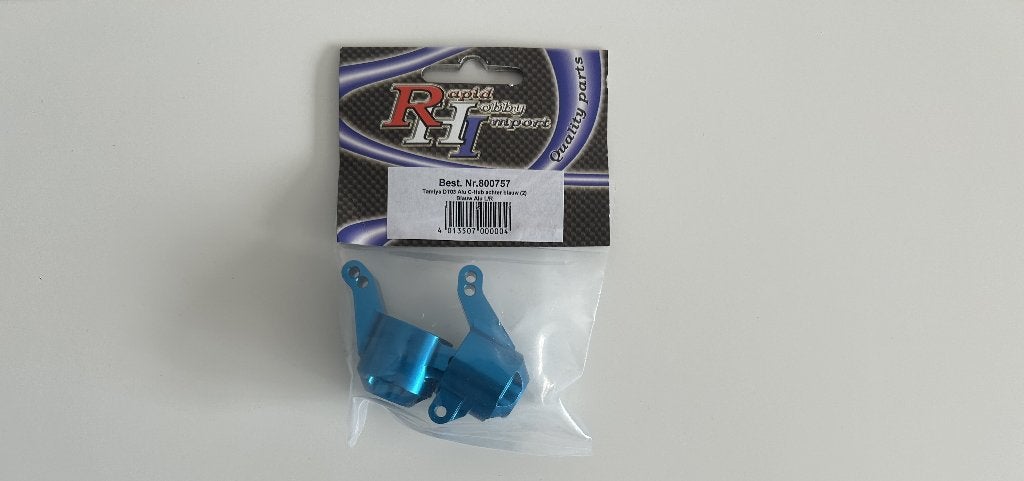 Tamiya DT-03 Alu C-Hub achter blauw (2) 800757, Ophalen of Verzenden, Nieuw