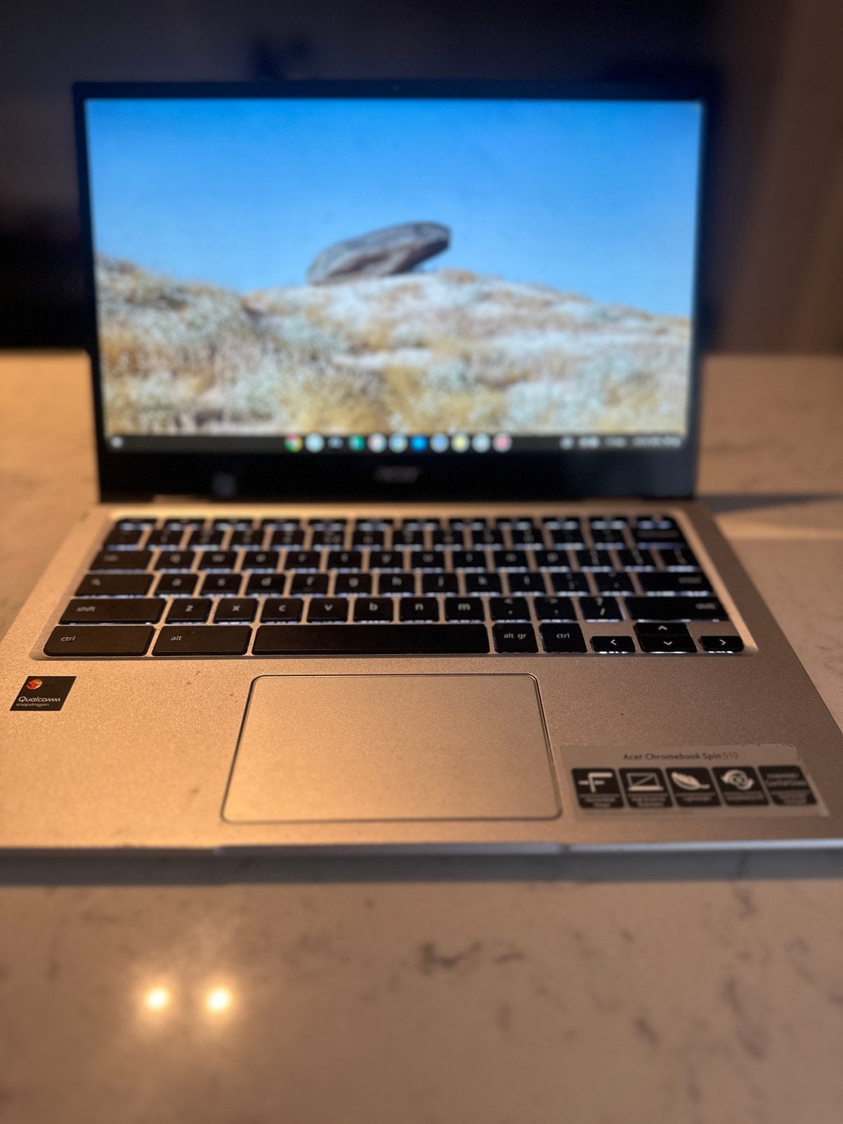 Acer Chromebook Spin 513 - Lichtgewicht en Lange Batterijduu, Ophalen, Qwerty, 13 inch, Met touchscreen