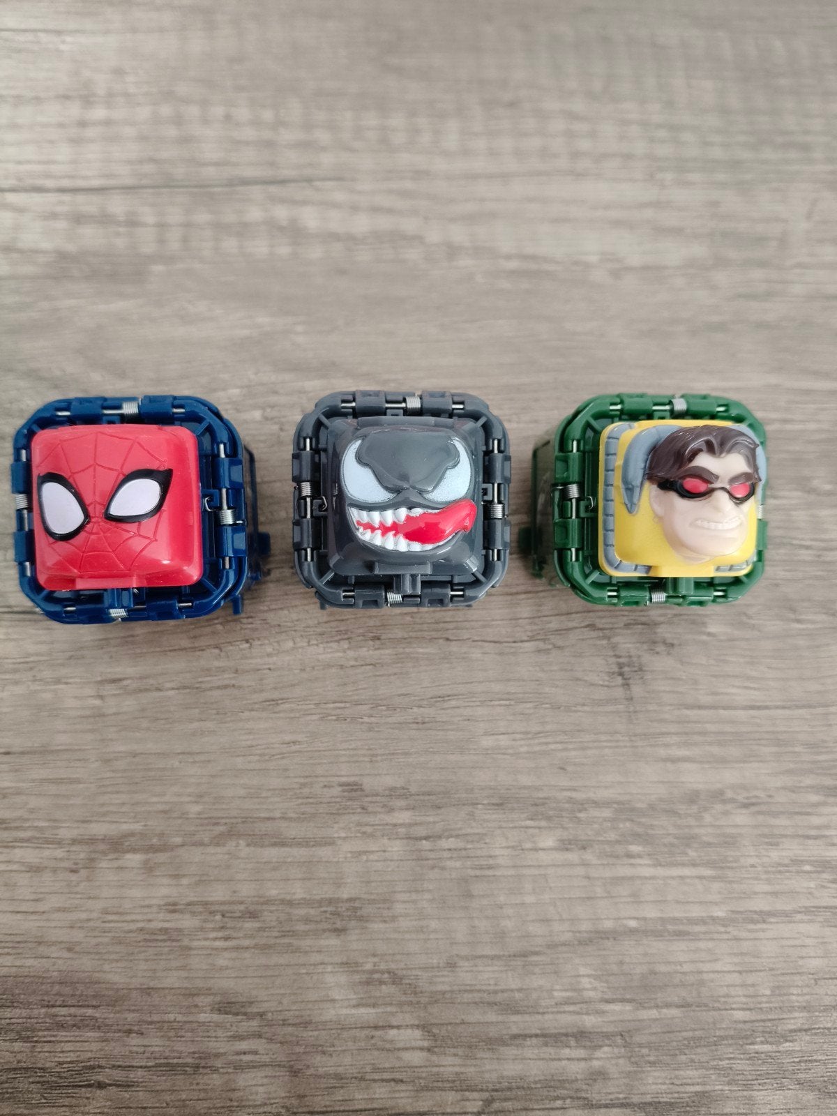 Battle cubes - 3 stuks (Spiderman, venom en dr ock), Ophalen of Verzenden