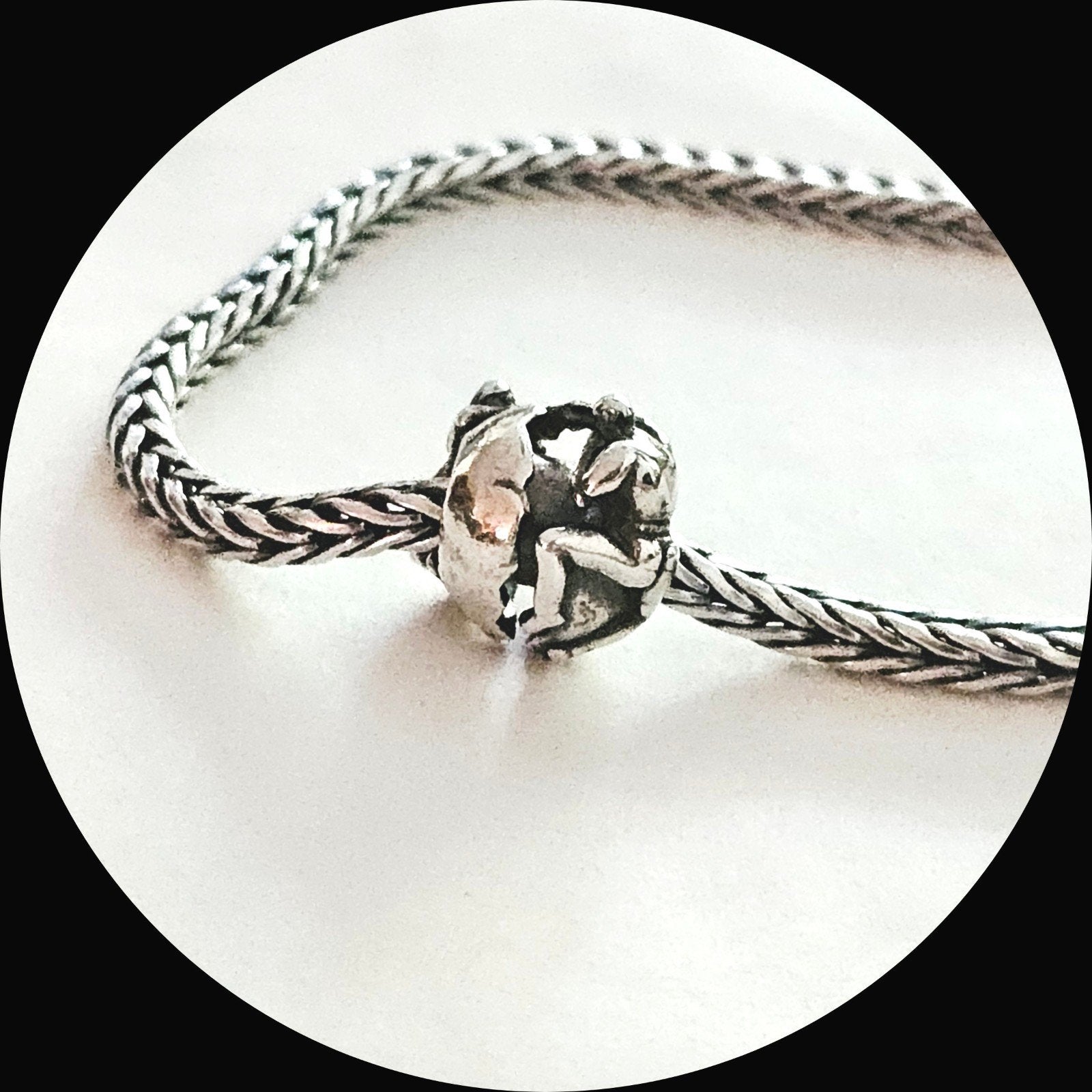 Trollbeads Duurzame Liefde TAGBE-50040 / retired, Ophalen of Verzenden, Zo goed als nieuw, Zilver, Trollbeads