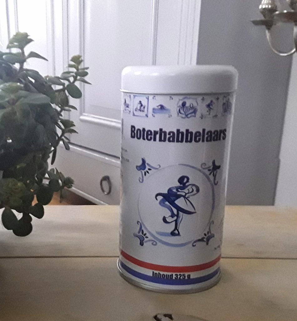 Blikje boterbabbelaars - Hollandse voorstelling, Ophalen of Verzenden, Gebruikt, Overige