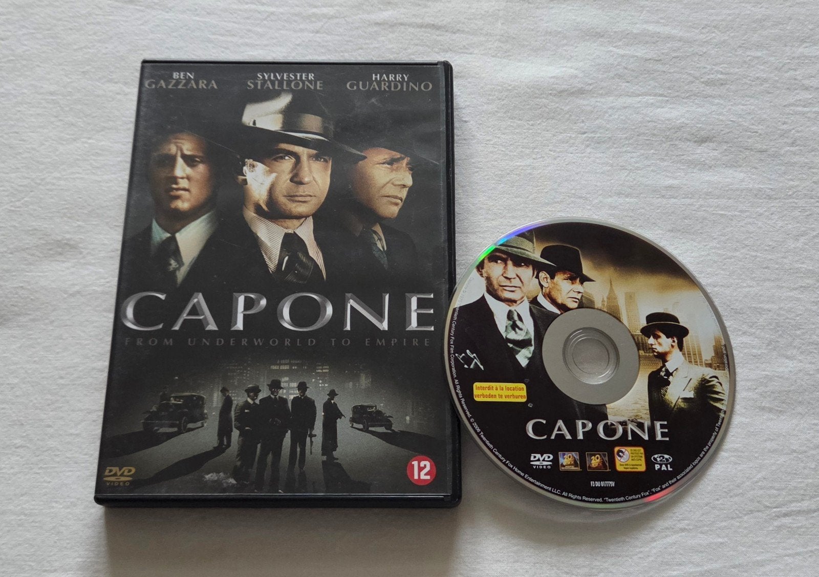 Stallone Capone Dvd Misdaad/Mafia, Vanaf 16 jaar, Ophalen of Verzenden, Zo goed als nieuw, Actiethriller