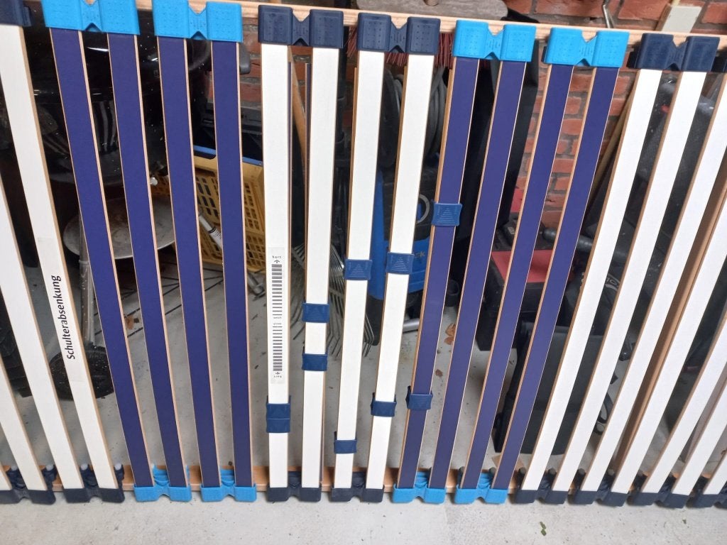 Lattenbodem eenpersoons 90x200 cm, Ophalen, 90 cm, Eenpersoons, Zo goed als nieuw