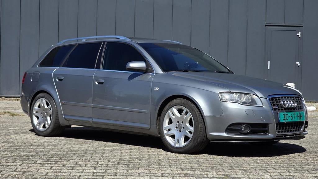 Audi A4 2.0 TDI Avant 125KW 2007 Grijs, Voorwielaandrijving, Zwart, 4 cilinders, Origineel Nederlands