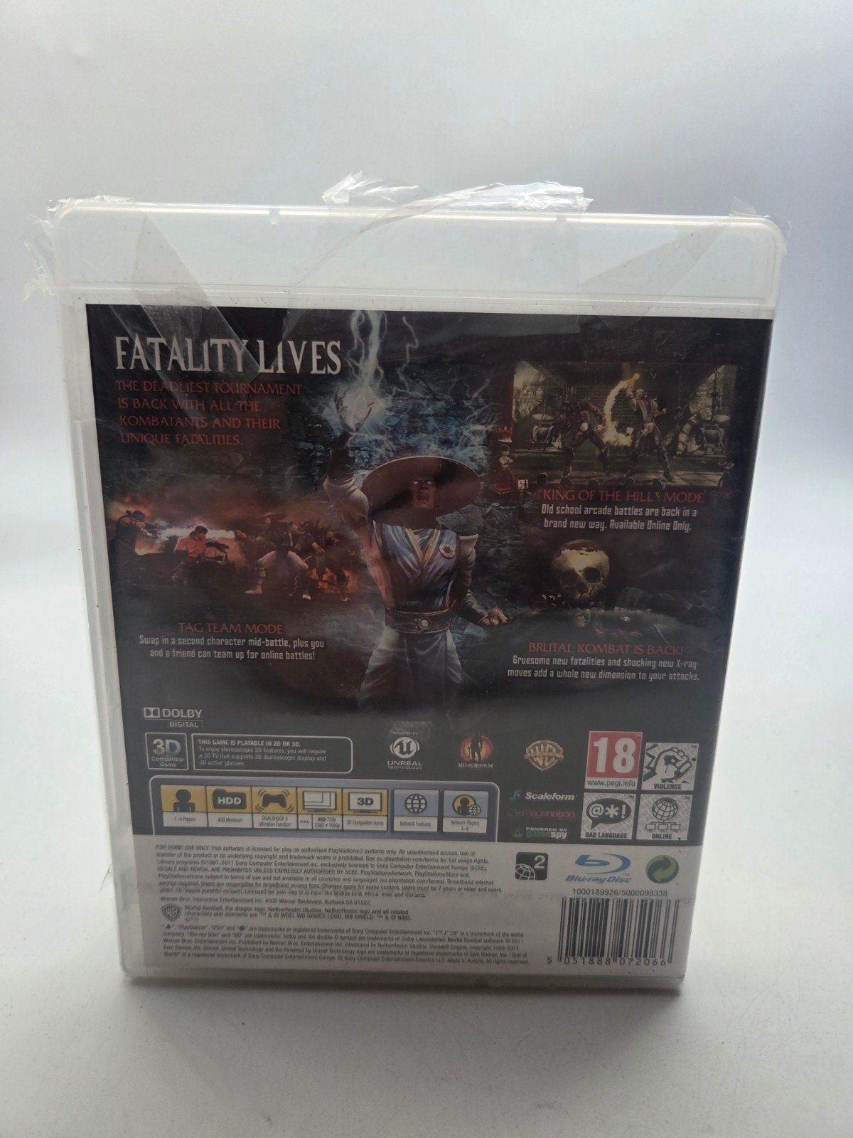 Mortal Kombat PS3 (Geseald), Vanaf 18 jaar, Vechten, Warner Bros. Interactive Entertainment, Ophalen of Verzenden