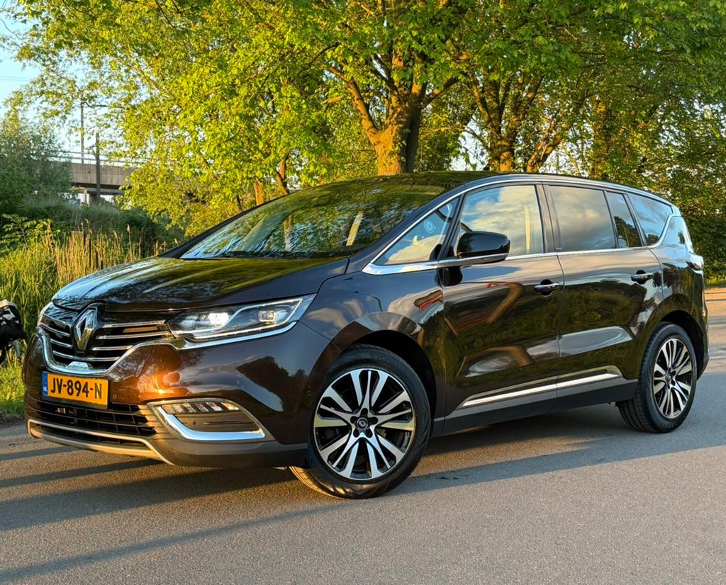 Renault Espace 1.6 TCE 147KW AUT 2016 Bruin NIEUWE APK VOL!, Auto's, 1618 cc, Euro 6, 4 cilinders, 7 stoelen