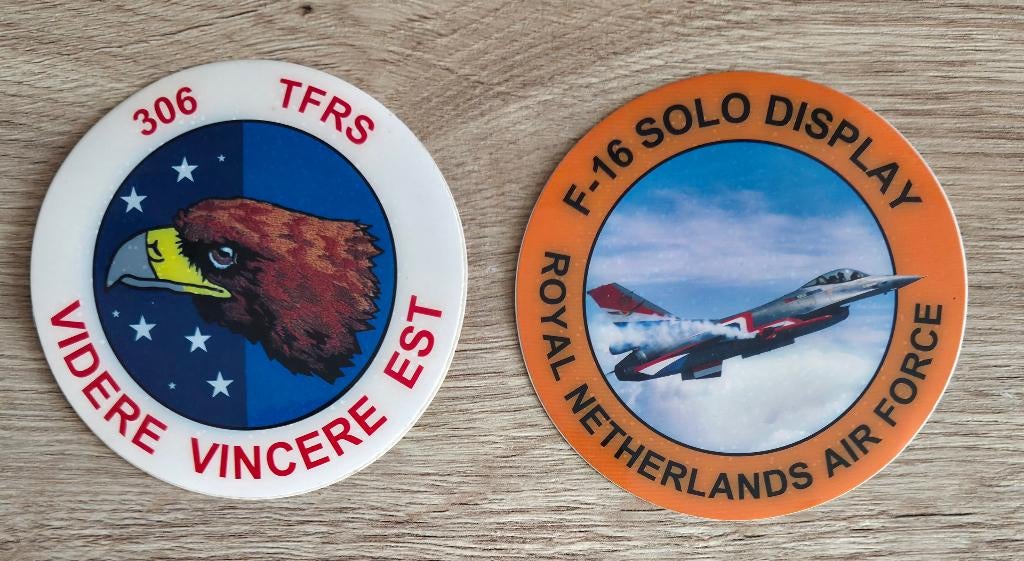 stickers Luchtmacht KLu 45, Ophalen of Verzenden, Zo goed als nieuw, Overige typen