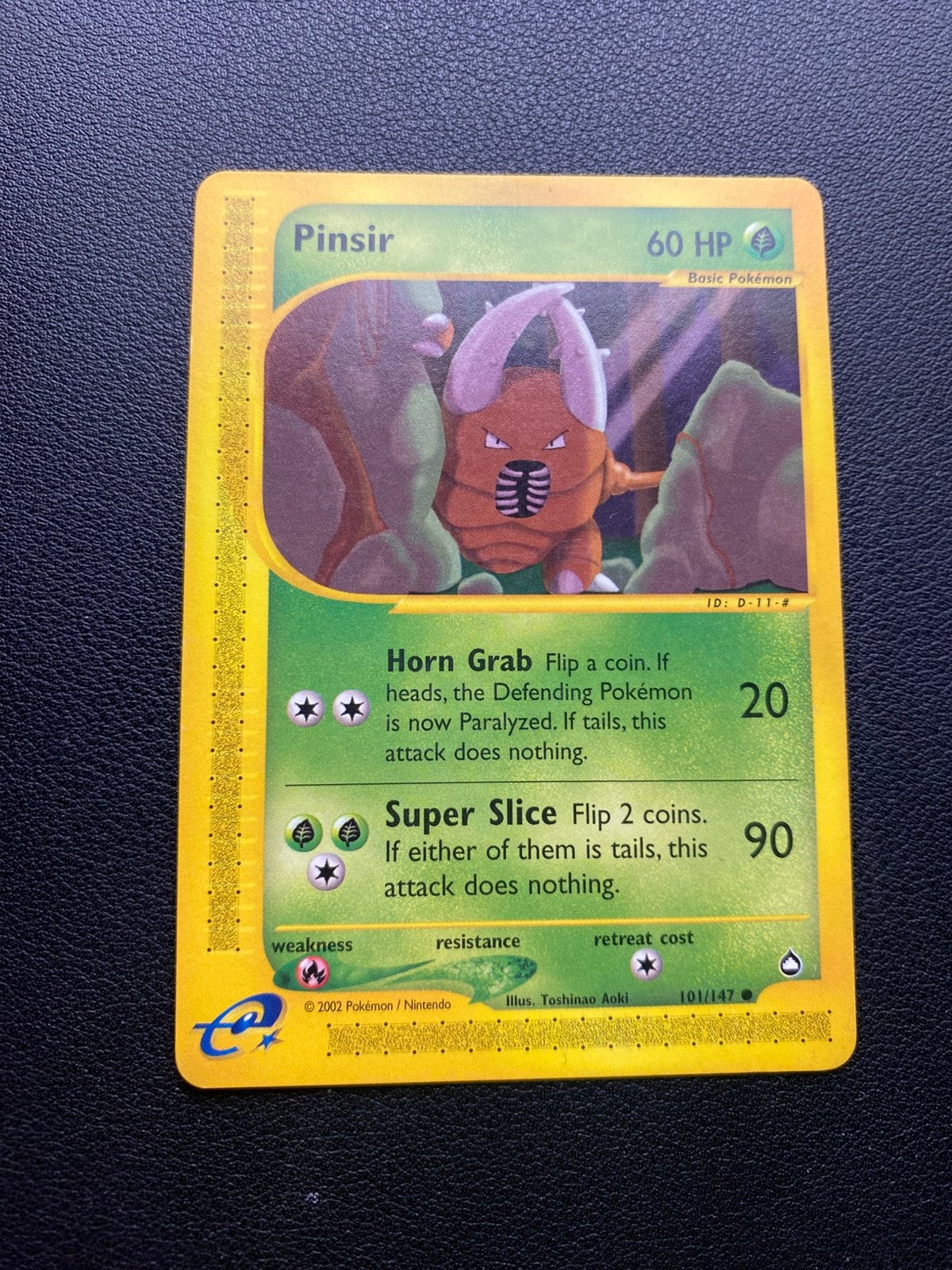 Pinsir - Aquapolis - 101/147 - Pokemon kaart, Ophalen of Verzenden, Zo goed als nieuw