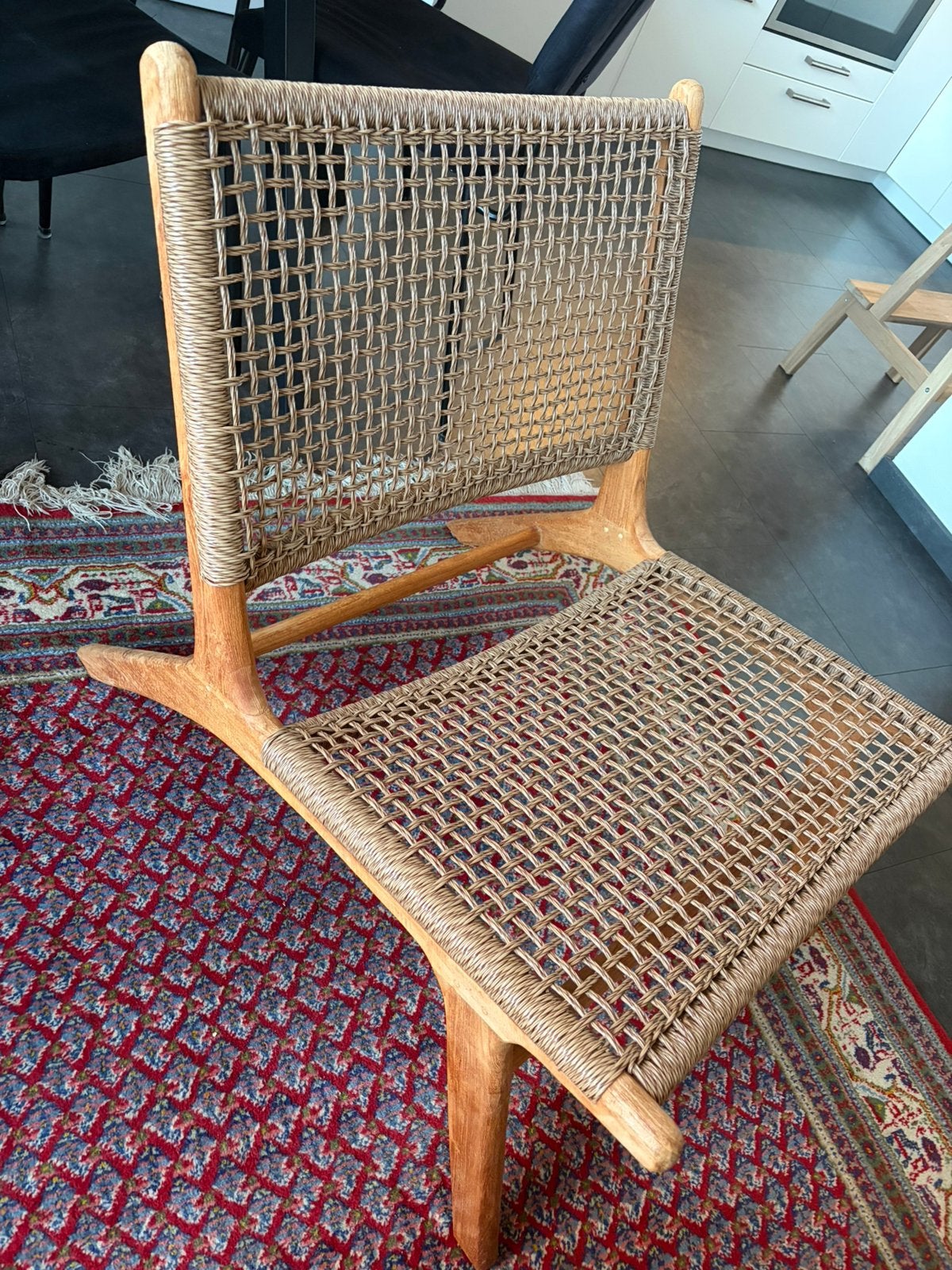 Ushuaia naturel Outdoor loungestoel, Tuin en Terras, Ophalen, Zo goed als nieuw, Wicker
