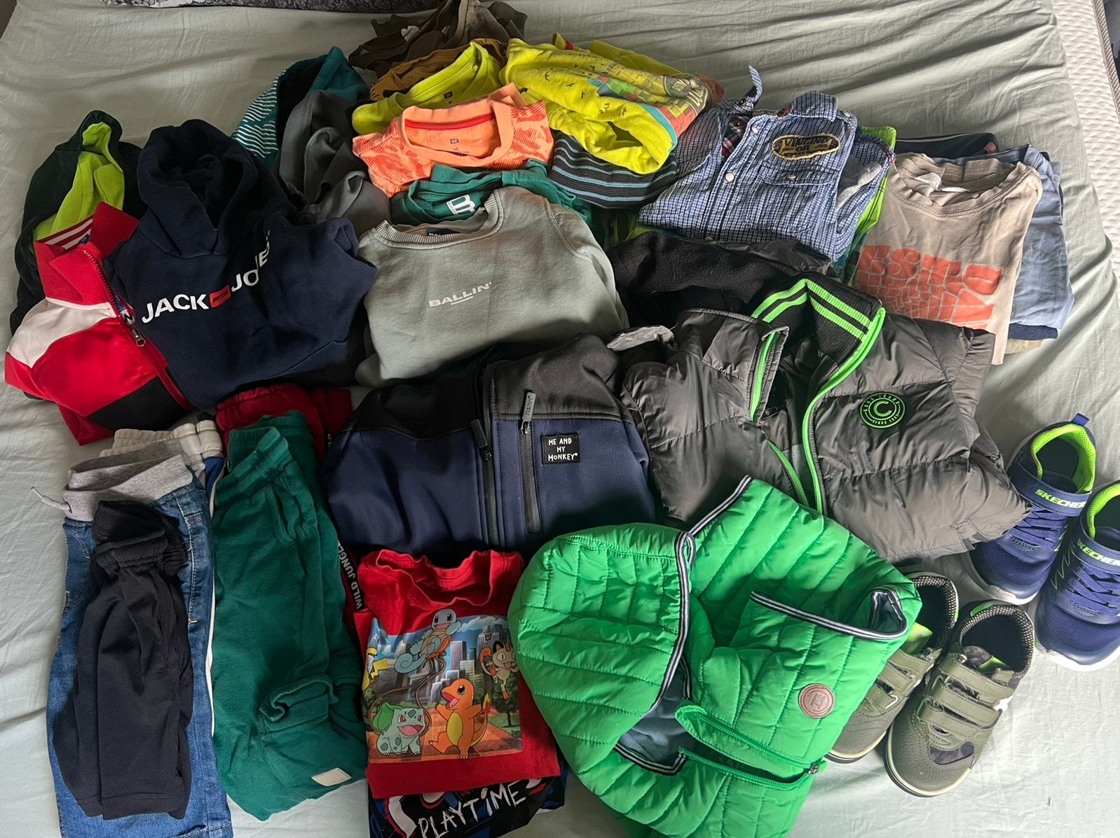 Kleding pakket jongens 122 tm 134, Ophalen of Verzenden, Gebruikt, Jongen, Trui of Vest