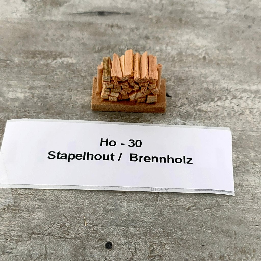 modeltrein Ho – 30 Stapelhout / brandhout, Overige merken, Gelijkstroom, Natuur, Nieuw