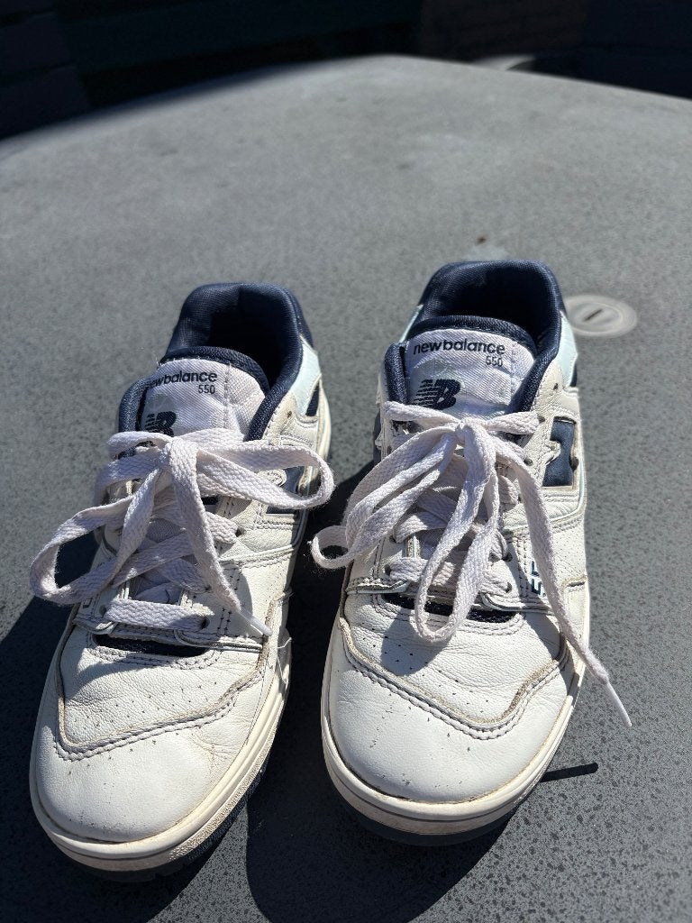 New Balance 550 Sneakers - Wit/Blauw maat 36, Wit, New Balance, Ophalen of Verzenden, Sneakers of Gympen