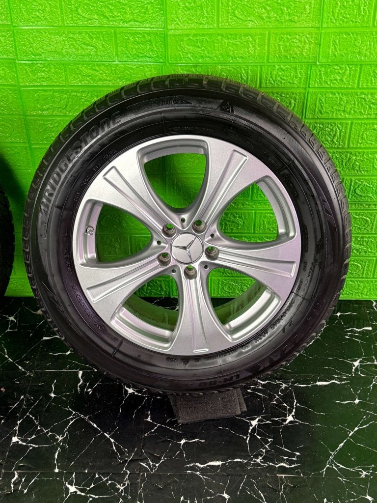 Originele Mercedes GLC velgen 18" 5x112 W253 winterset 8mm!, Niet ingevuld, 18 inch, Gebruikt, Banden en Velgen