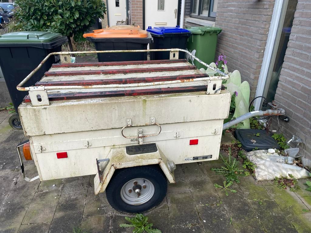 Bagagewagen / viskar met reservewiel, Ophalen, Gebruikt
