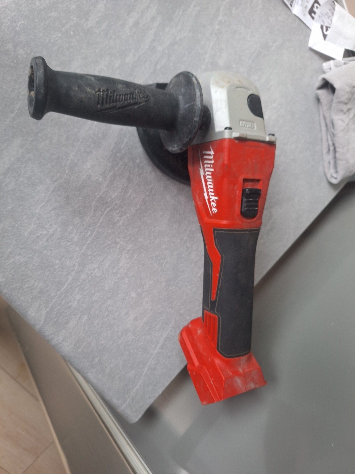 Milwaukee slijptol M18 CAG125X, Doe-het-zelf en Verbouw, Ophalen of Verzenden, Gebruikt, Minder dan 700 watt, Haakse handslijpmachine