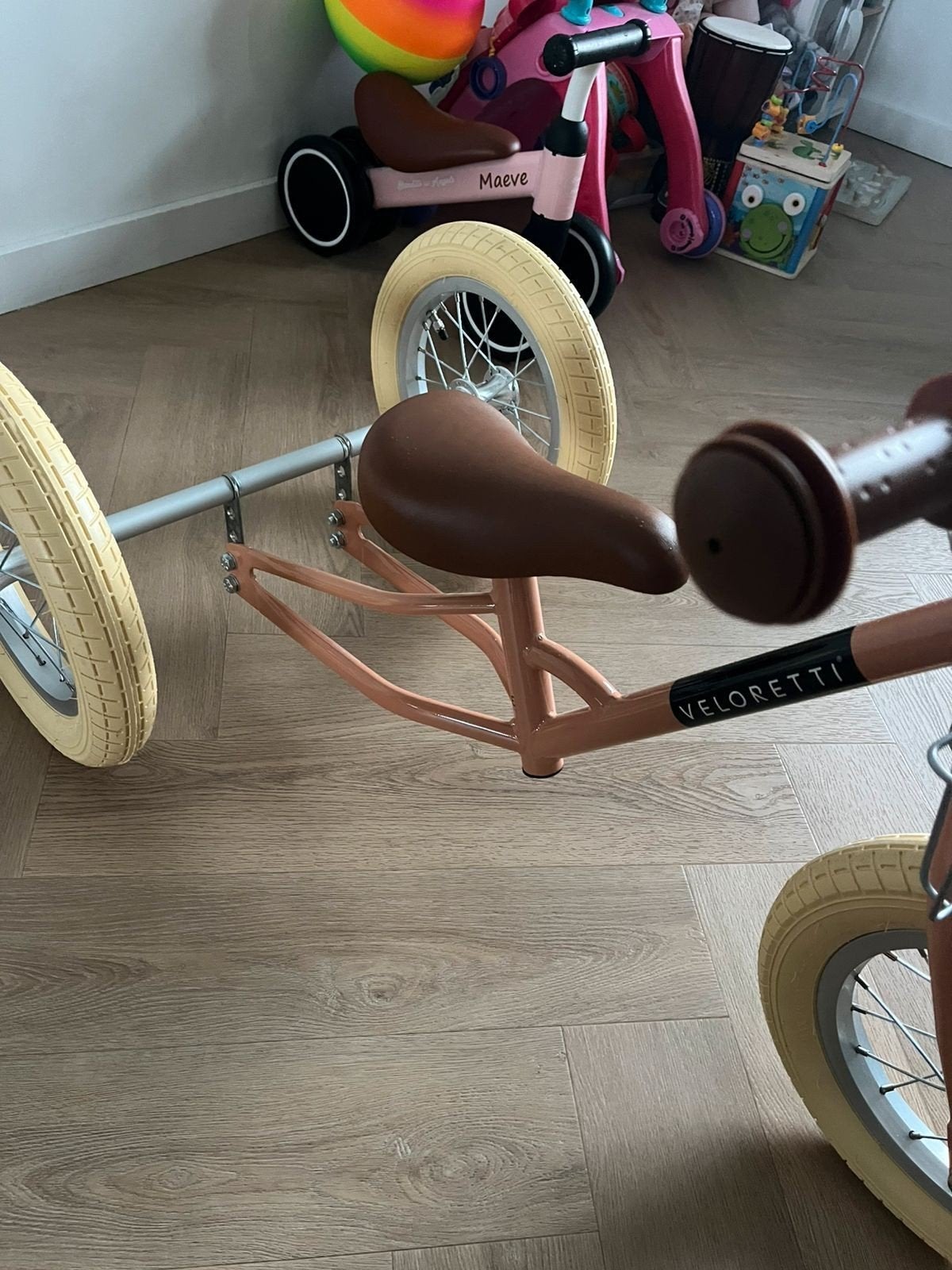 verlagingsset veloretti loopfiets driewieler trybike, Kinderen en Baby's, Ophalen of Verzenden, Nieuw, Loopfiets