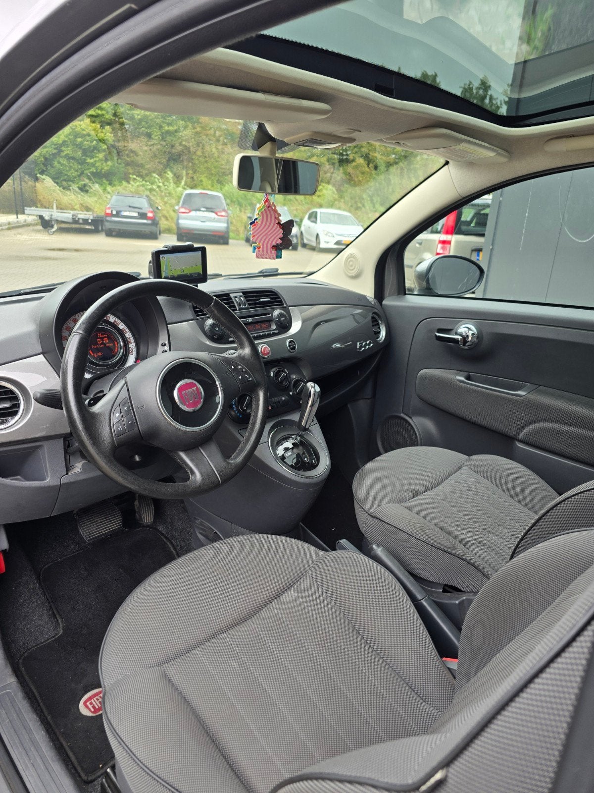 Foto 6 van Fiat 500 Automaat  2013 Grijs 68.118 KM-NAP️ PanoDak | Nette