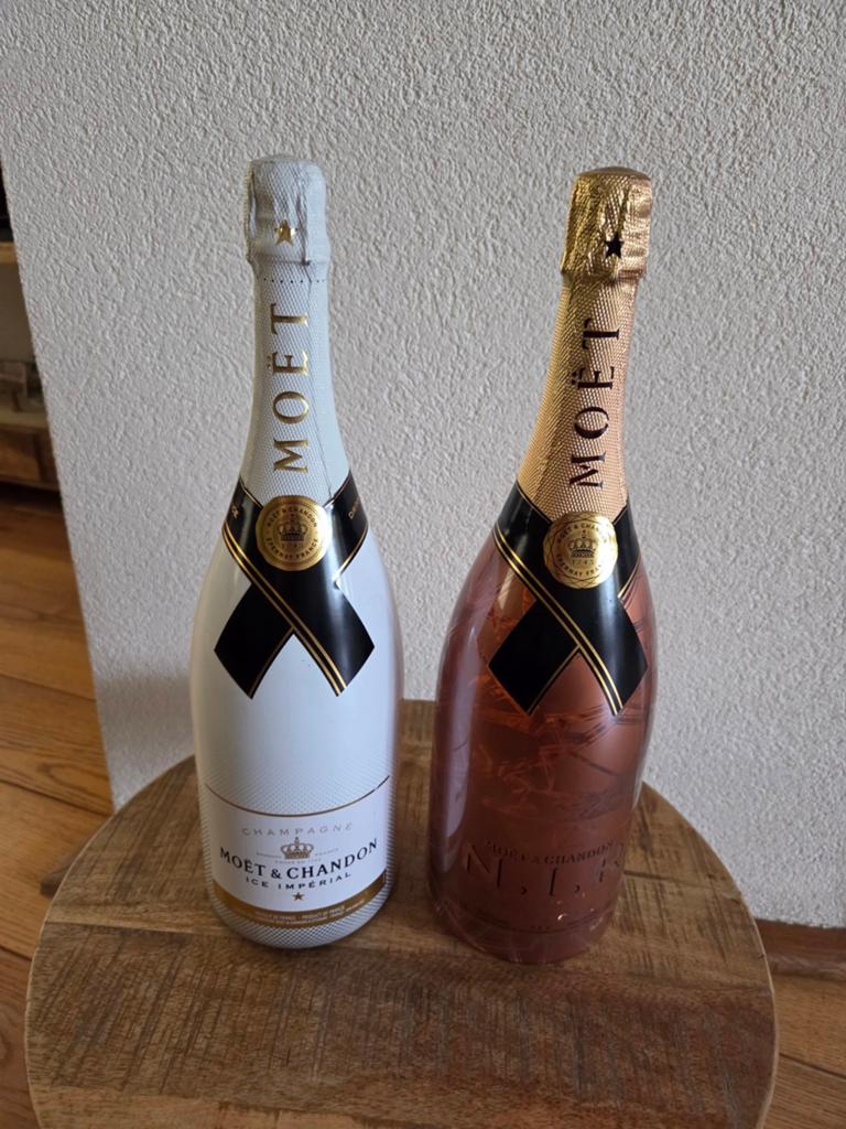 Moet en Chandon Decoratie Flessen, Verzamelen, Merken en Reclamevoorwerpen, Ophalen of Verzenden, Reclamebord