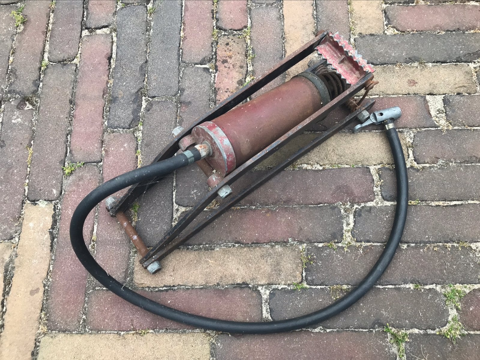 Dunlop Masterpiece klassieke vintage voetpomp lek autopomp, Ophalen of Verzenden, Landmacht, Engeland, Overige typen