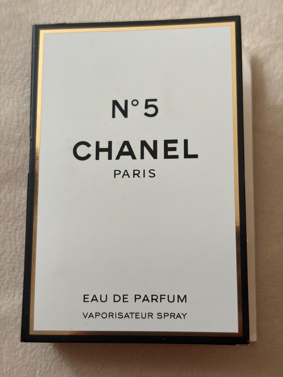 Chanel N5 Eau de Parfum Sample 1,5 ml, Ophalen of Verzenden, Nieuw