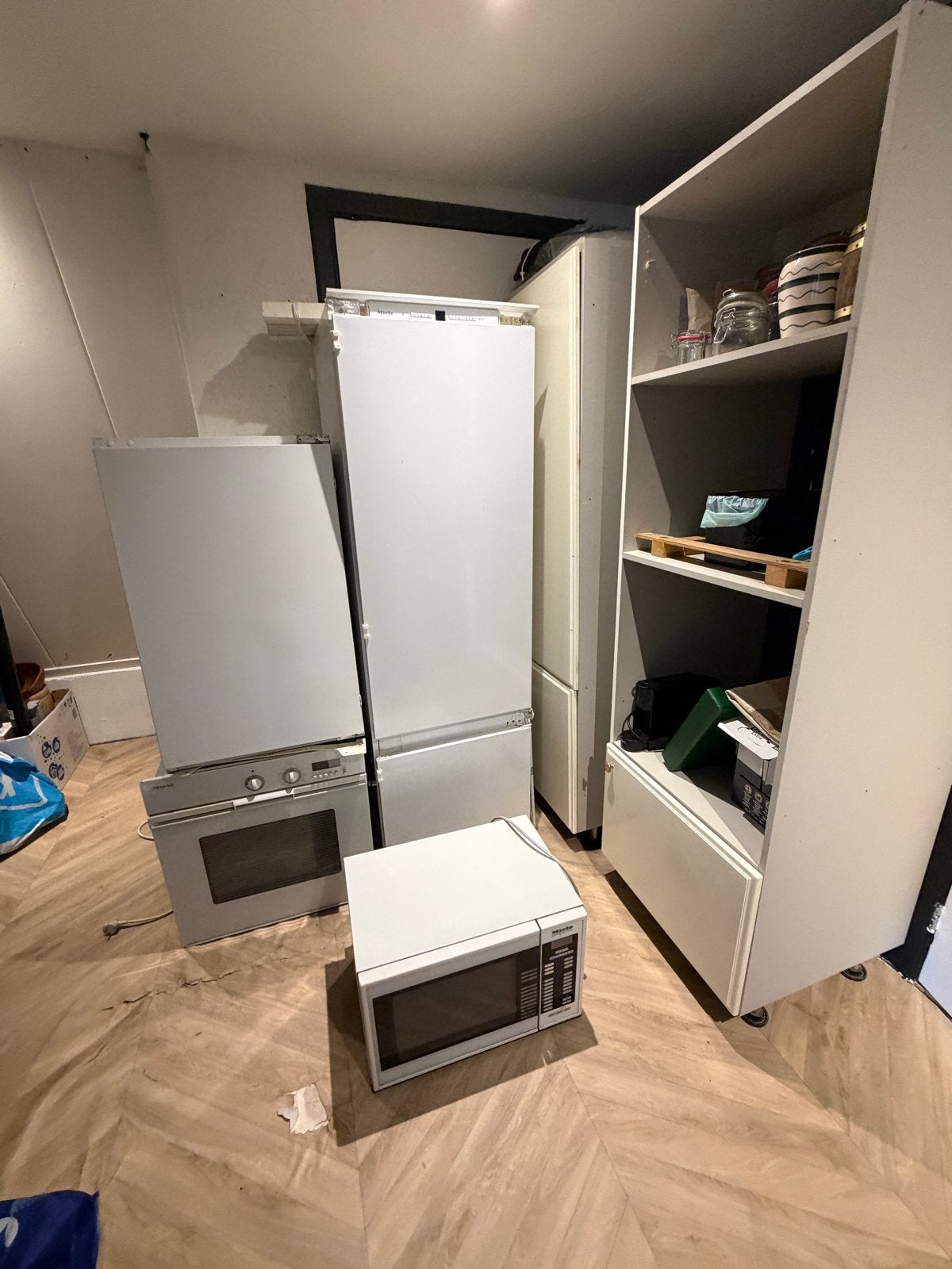 Gratis af te halen: Koelkasten, oven, magnetron en kasten, Ophalen of Verzenden, Gebruikt