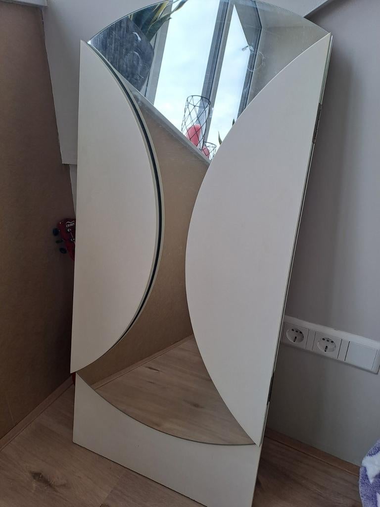 Mooie kaptafel spiegel, 105x50 cm (uitgeklapt 90 cm), Ophalen of Verzenden