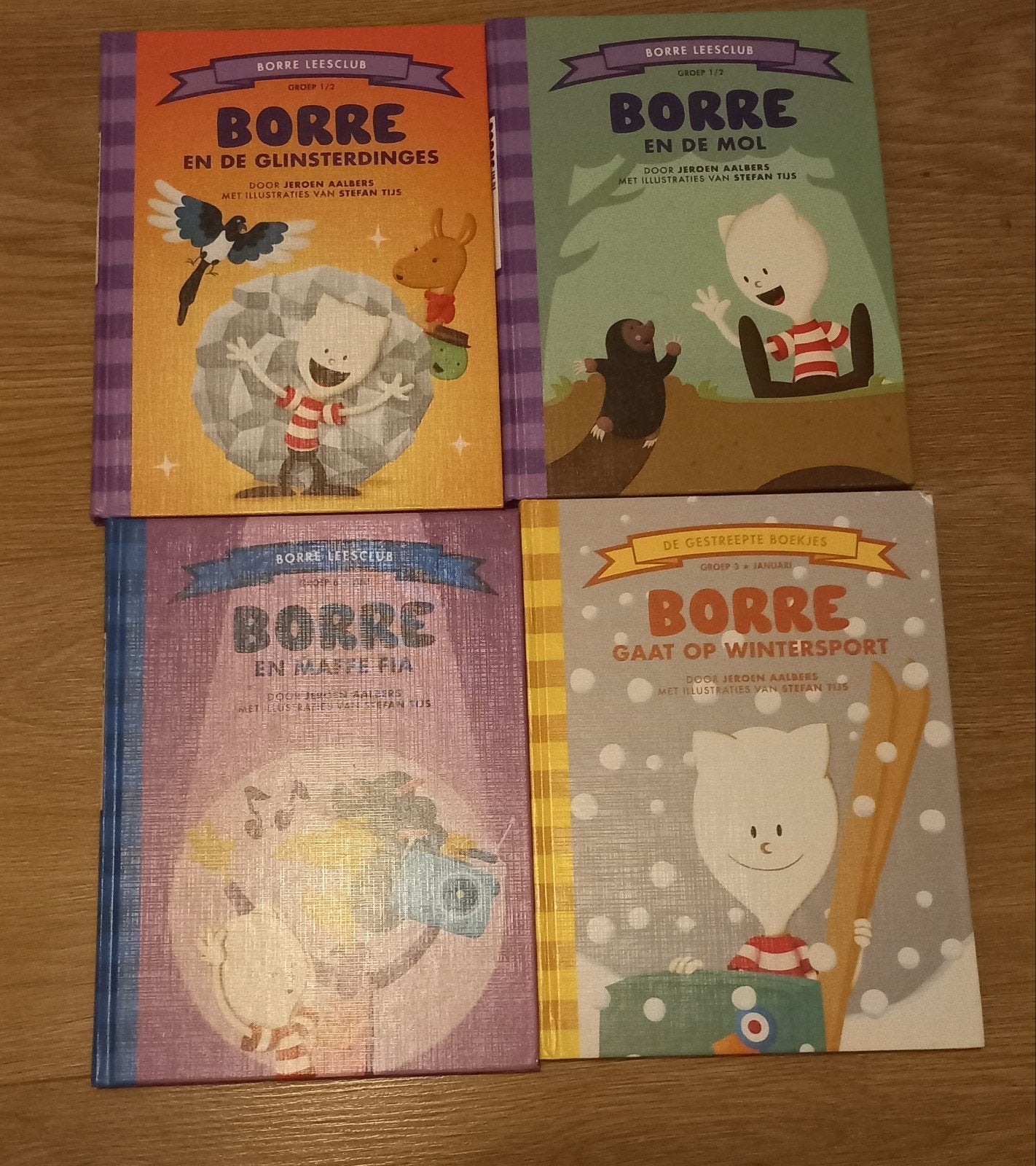 Borre Leesclub Boeken - Groep 1, 2, 3 en 6 -Zeer goede staat, Boeken, Ophalen, Zo goed als nieuw, Jeroen Aalbers, Fictie algemeen