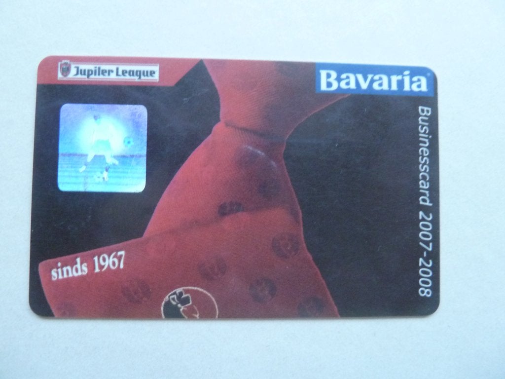 Businesscard.  Helmond Sport. 2007/2008 Rode achterkant, Ophalen of Verzenden, Zo goed als nieuw, Overige binnenlandse clubs, Overige typen