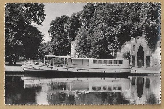 Ansichtkaart: Passagiersschip Boonstra, Kampen (1960), Verzamelen, Ophalen of Verzenden, 1940 tot 1960, Gelopen, Overijssel