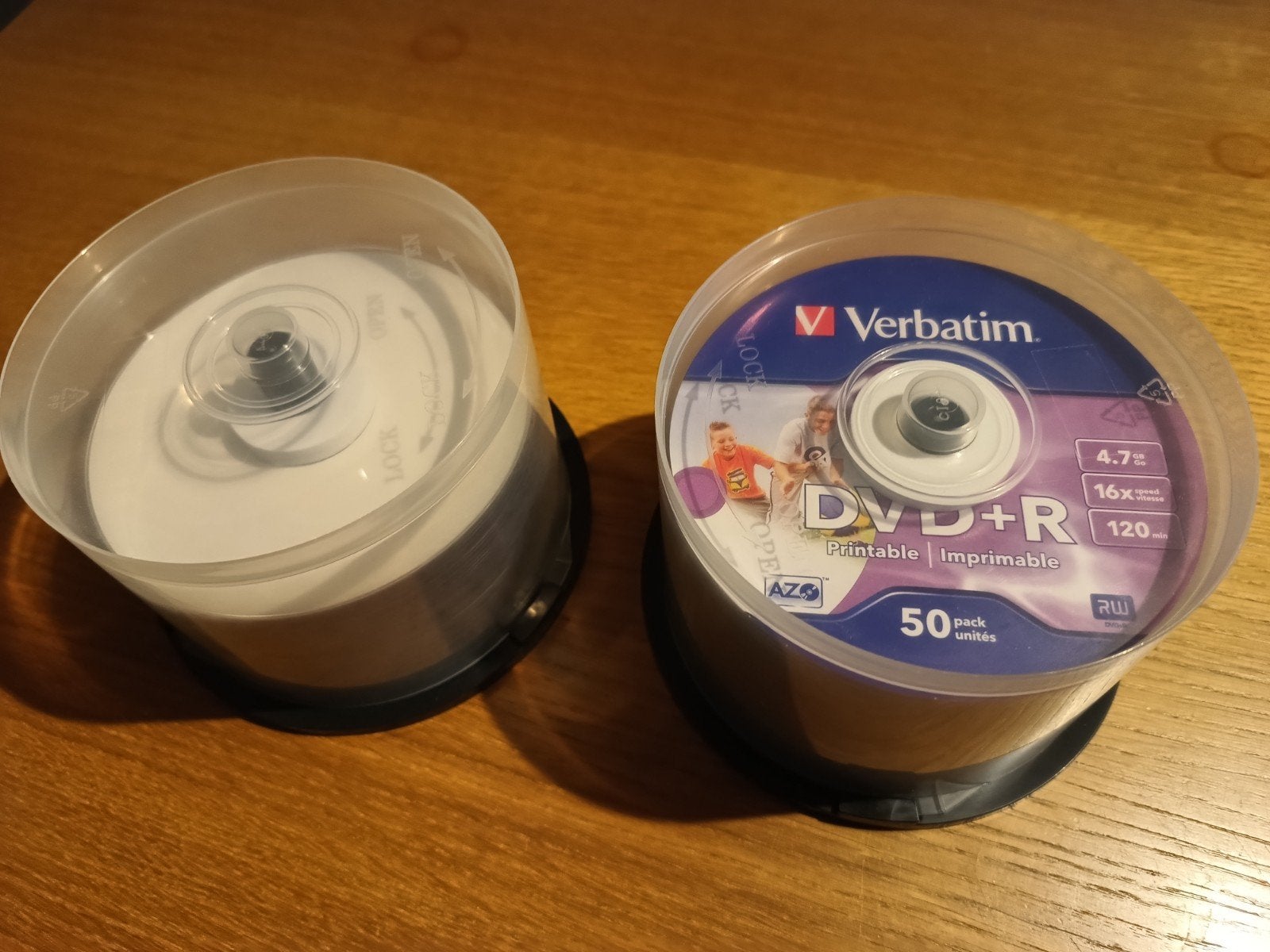 Verbatim DVD+R 4.7GB 16x Printable, Computers en Software, Beschrijfbare discs, Op spindel, Ophalen of Verzenden, Zo goed als nieuw