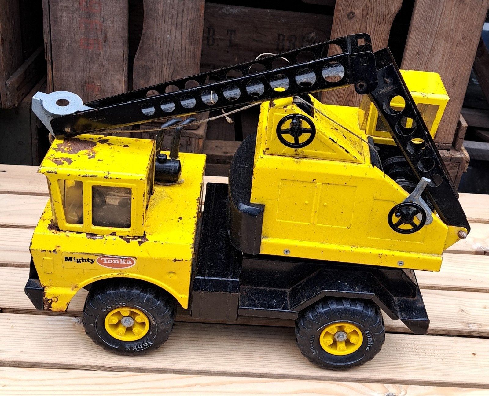 Kraan hijskraan tonka hijskraan decoratie, Verzenden