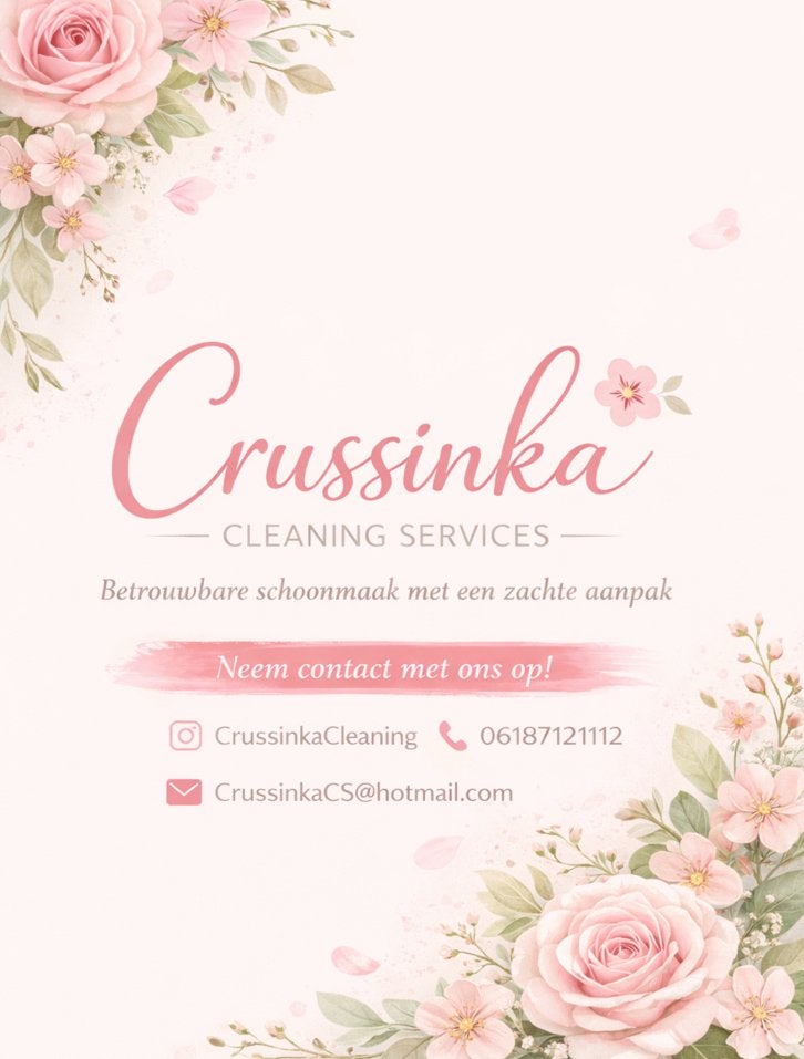 Crussinka Cleaning Service | Schoonmaak & Welzijn ouderen, Vanaf 10 jaar, Overige vormen