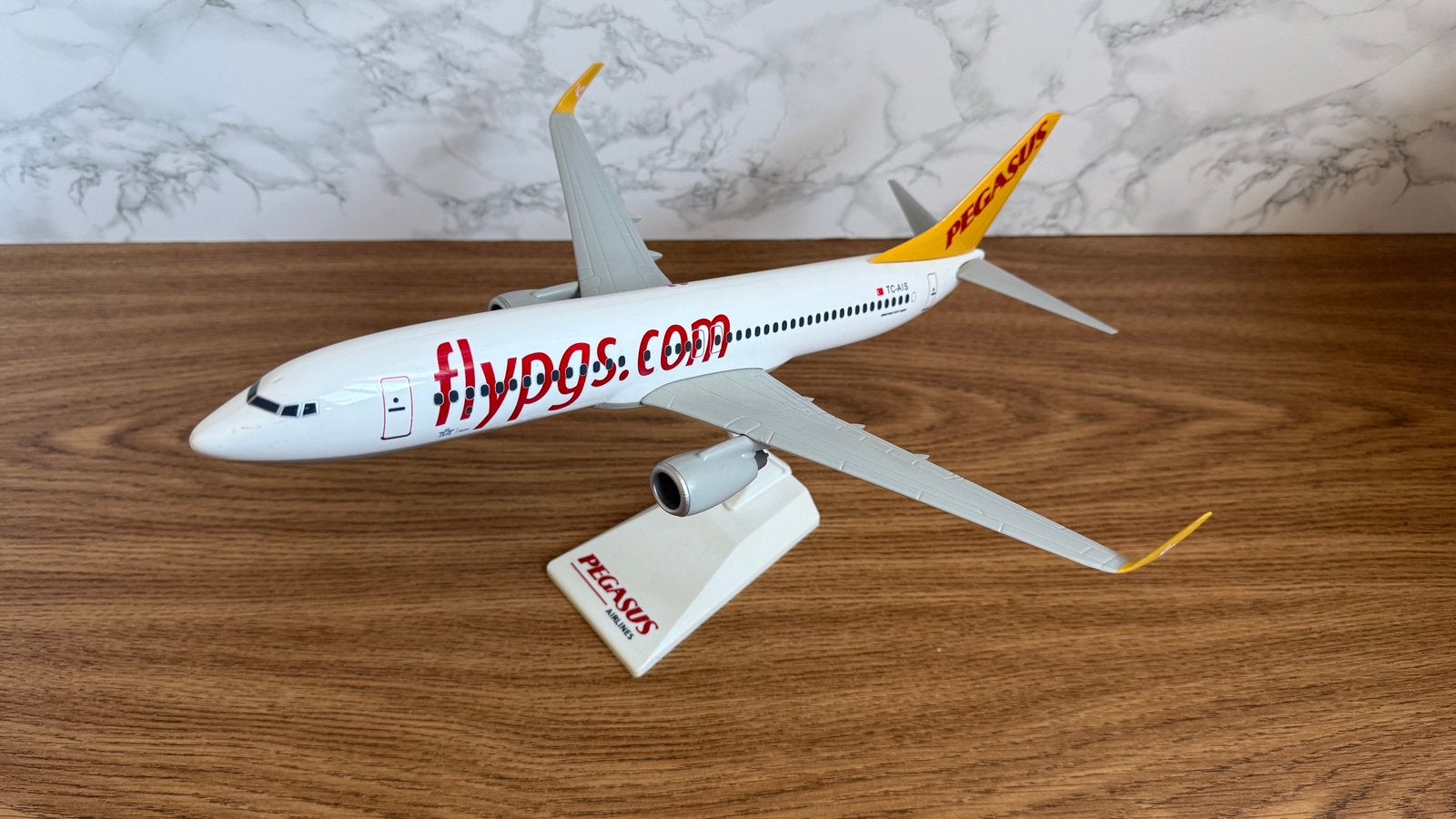 Boeing 737-800 838 Pegasus Airlines Flypgs TC-AIS Vliegtuig, Overige merken, 1:72 tot 1:144, Gebruikt, Ophalen of Verzenden
