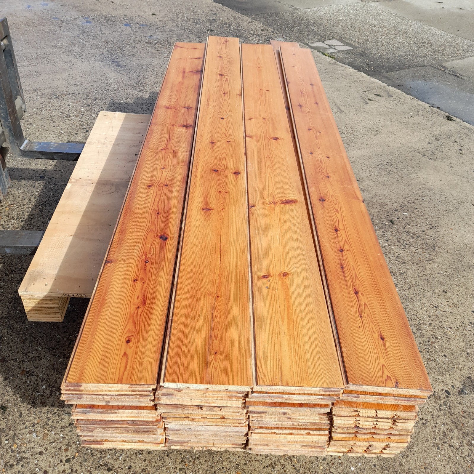 Massief grenen vloer 19 m2 houten vloerdelen 16 cm breed, Ophalen, Vloerdelen of -planken, 10 m² of meer, Nvt