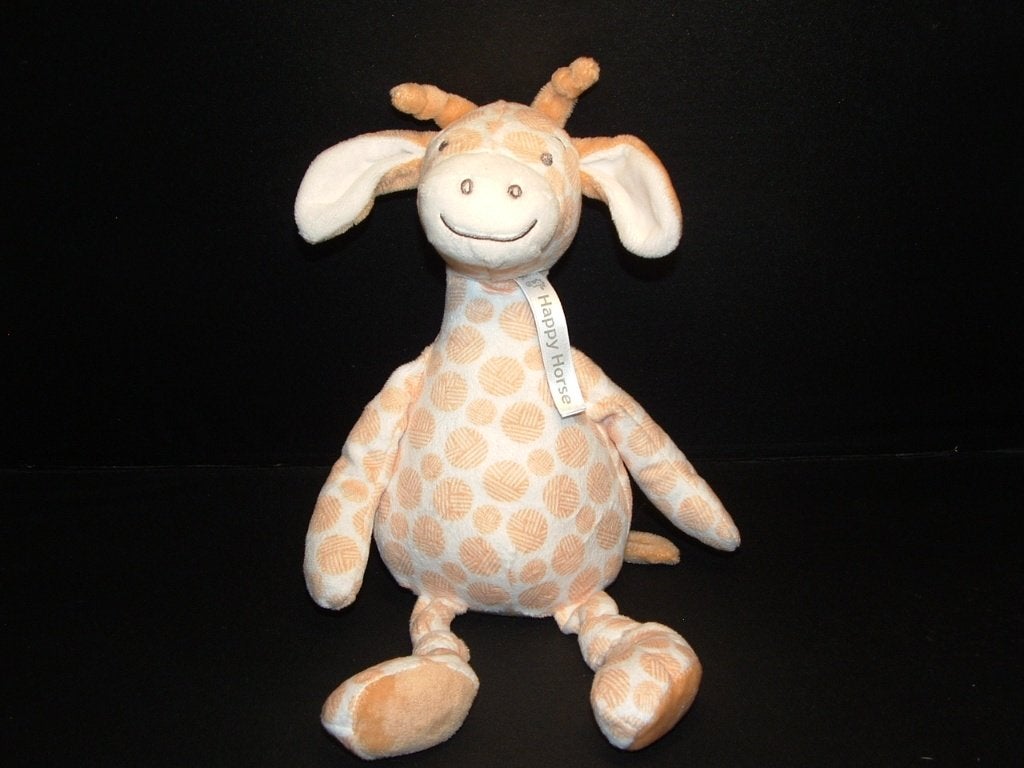 HAPPY HORSE GIRAFFE GESSY NR1 VELOURS WIT MET OVER HET, Verzenden, Nieuw, Overige typen
