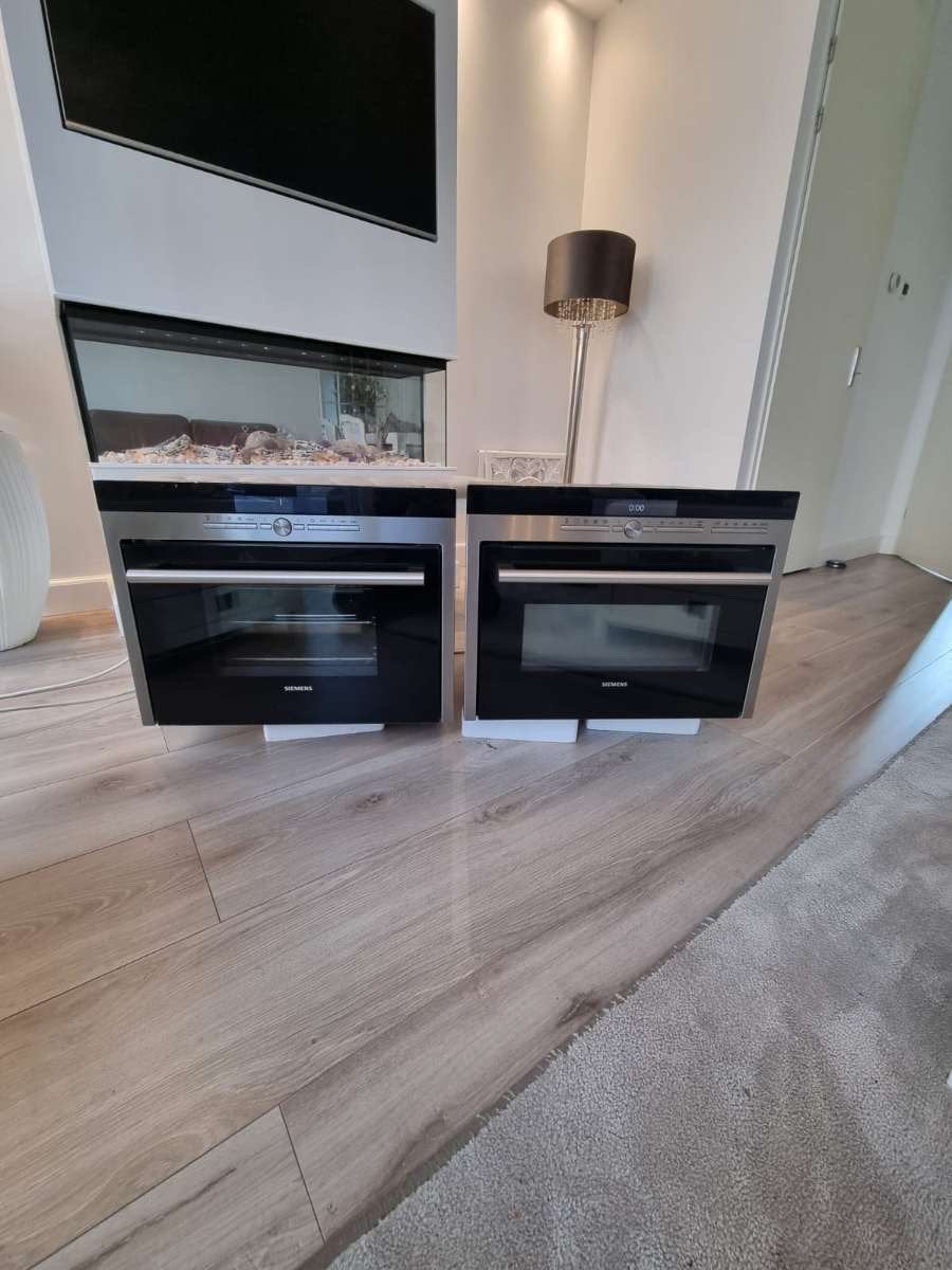 Siemens combi magnetron,combi stoomoven set in top conditie!, Ophalen, Zo goed als nieuw, Stoom