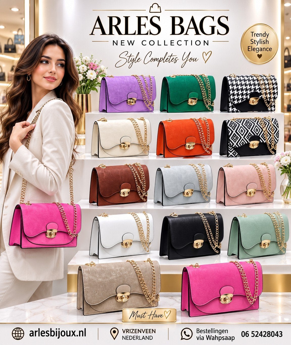 Arles Bags: Groothandel Tassen - Nieuwe Collectie, Ophalen of Verzenden, Nieuw