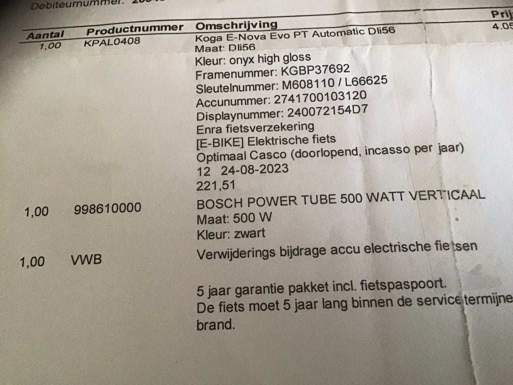 Accu oplader elektrische fiets Kona E-Nova Evo, Ophalen, Gebruikt, Overige merken