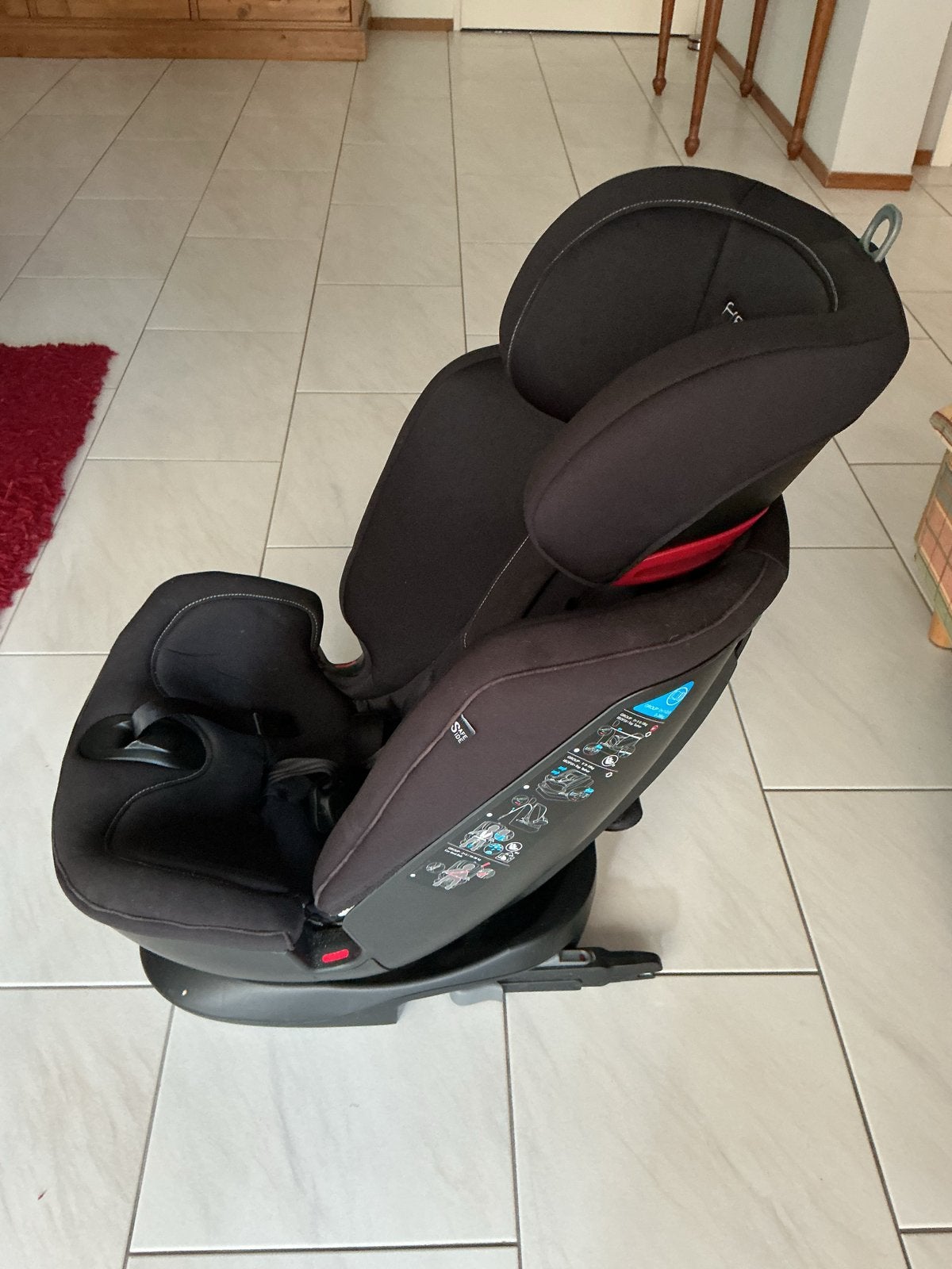 FreeON Autostoel Zwart - Zo goed als nieuw, Autogordel, 0 t/m 18 kg, Verstelbare rugleuning, Zo goed als nieuw