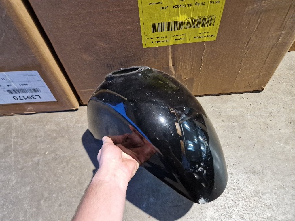 Spatbord vespa sprint , kleur 94 lichte schaaf voorspatbord, Ophalen, Gebruikt, Overige typen, Vespa