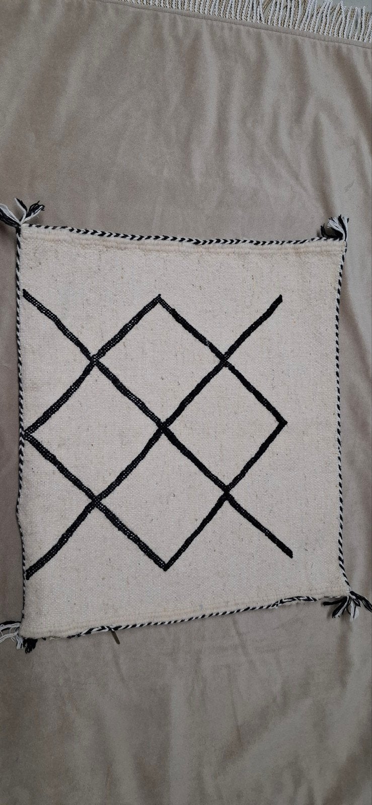 Decoratieve Kussenhoes met Geometrisch Patroon, Huis en Inrichting, Stoffering | Tapijten en Kleden, Minder dan 50 cm, Modern, Geometrisch, Bohemian