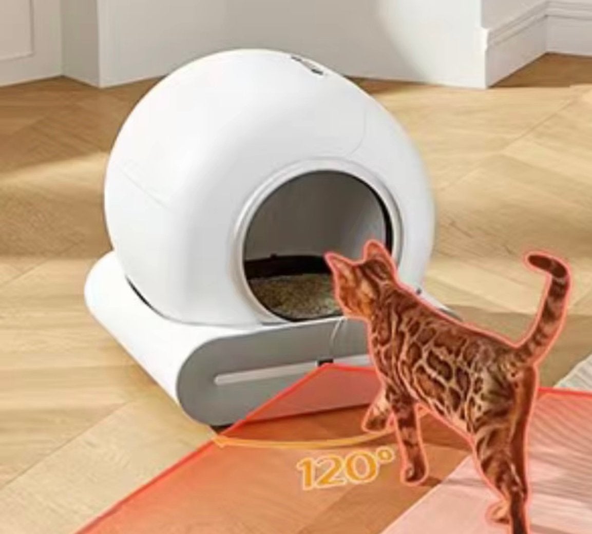 Zelfreinigende kattenbak automatisch, Dieren en Toebehoren, Ophalen, Zo goed als nieuw