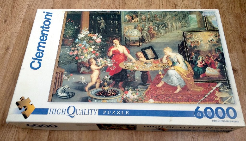 Puzzle Clementoni 6000 stukjes, Hobby en Vrije tijd, Ophalen of Verzenden, Meer dan 1500 stukjes, Gebruikt, Legpuzzel