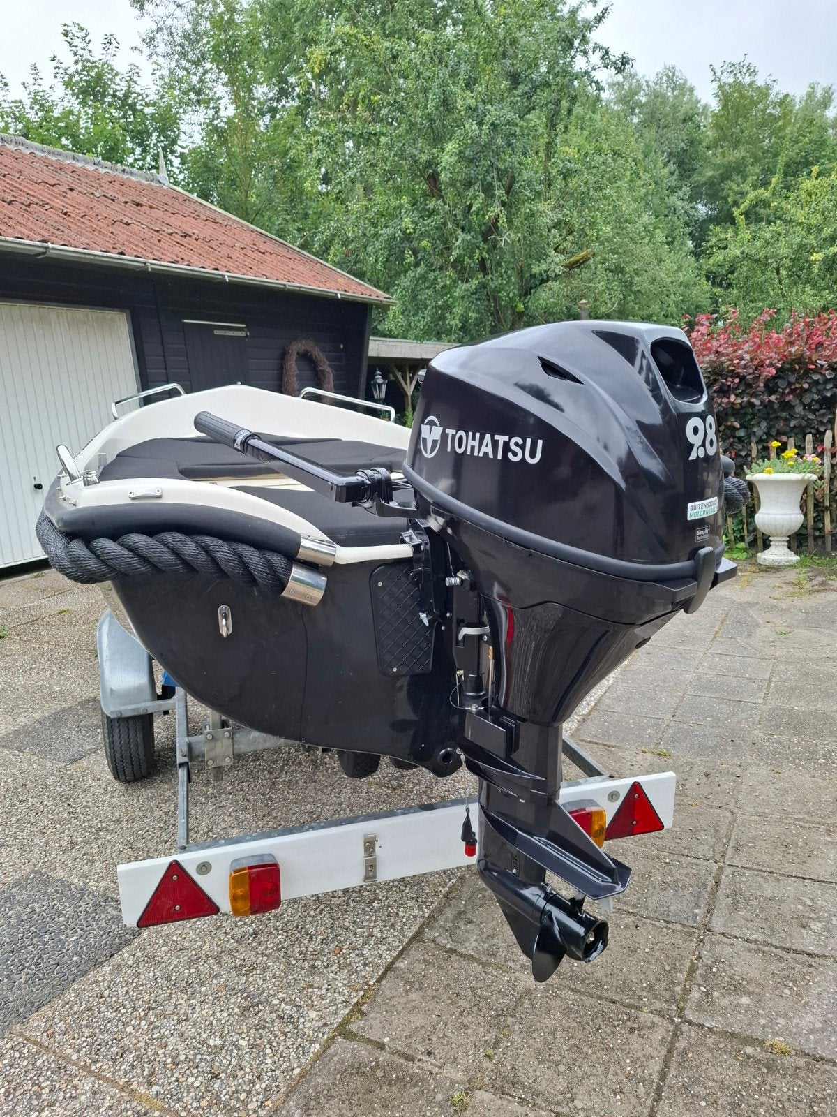 Admiral 430 sloep met 9.8pk Tohatsu (2025) en trailer, Watersport en Boten, Sloepen, Ophalen, Admiral, Overige typen, 4 m