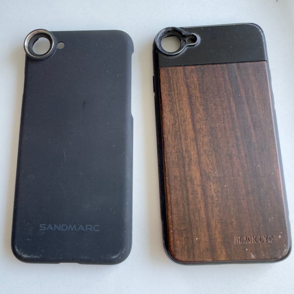 2x 17mm lens case iPhone SE, 7, of 6 - Sandmarc, Black Eye, Kunststof, Overige merken, Overige typen, Ophalen of Verzenden