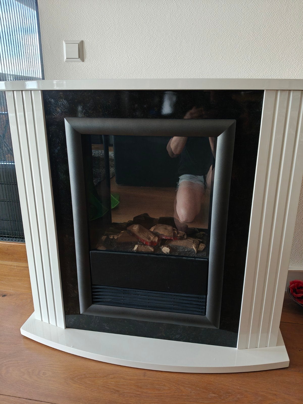 Dimplex elektrische haard - Zo goed als nieuw, Ophalen, Zo goed als nieuw, Vrijstaande haard, Elektrische haard