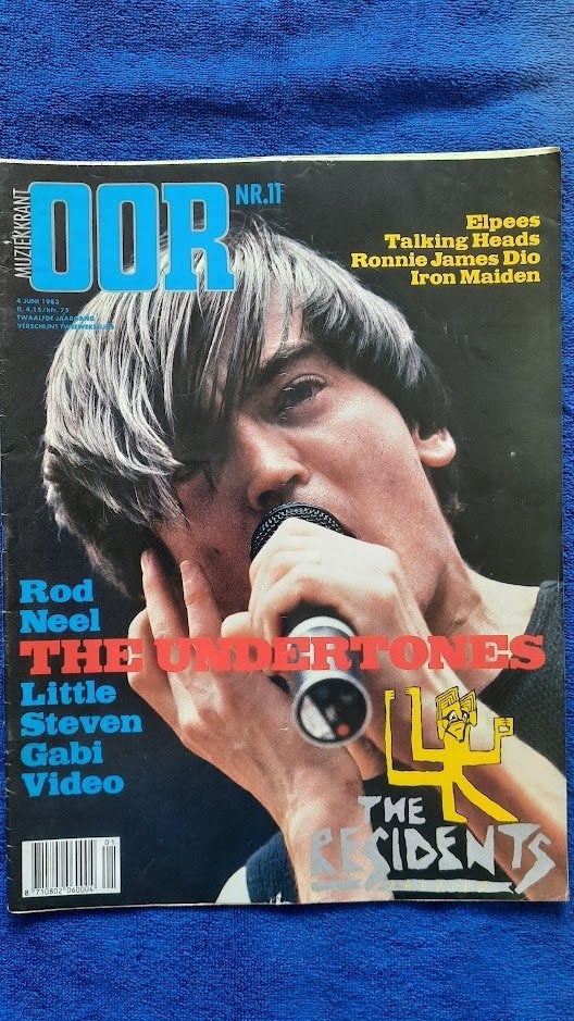 OOR 11-1983 Undertones David Bowie Stewart Time Bandits, Ophalen of Verzenden, Zo goed als nieuw, Muziek, Film of Tv