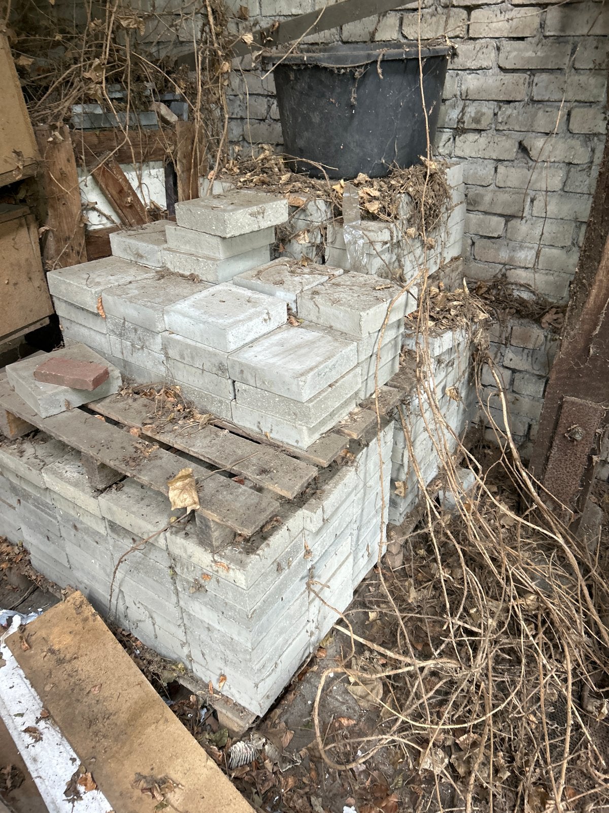 Vuurvaste stenen 20x20x5 cm voor pizzaoven (ca. 300 stuks), Ophalen, Overige materialen, Gebruikt, Overige typen