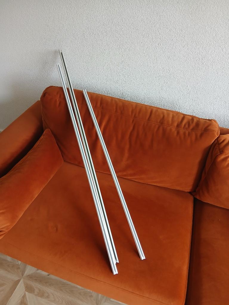 Gordijnrails, Ophalen, Gebruikt, Minder dan 50 cm, 200 cm of meer